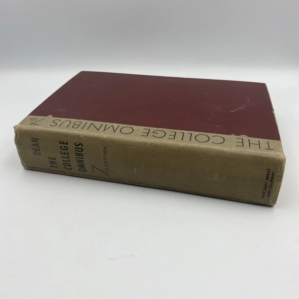 Vintage The College Omnibus 7th Edition 1961‎ Ed Leonard Dean Harcourt